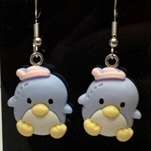 Penguin Earring, Silly Animal Earring, Penguin Jewelry, Gift Idea, Penguin Charm